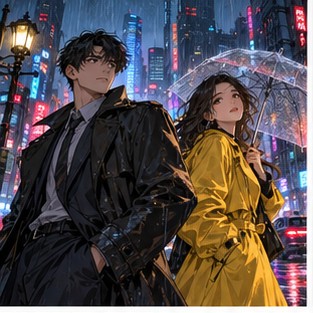 香蕉文化漫画官方网站雨夜第七码头都市悬疑原创漫画封面